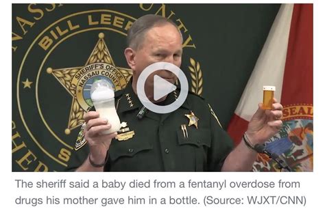 Sheriff says baby dies after teen mom put fentanyl in bottle
